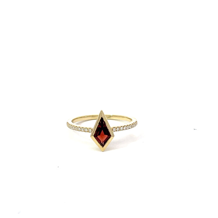 Garnet Trapezoid Ring