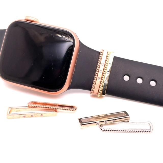 Luxury 14kt Apple Watchband Enhancers