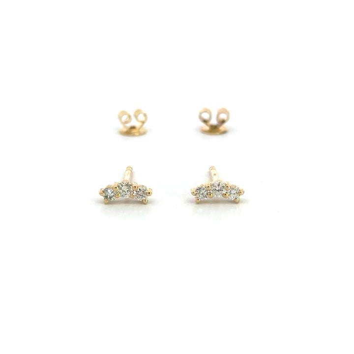 Small Diamond Ear Climbers