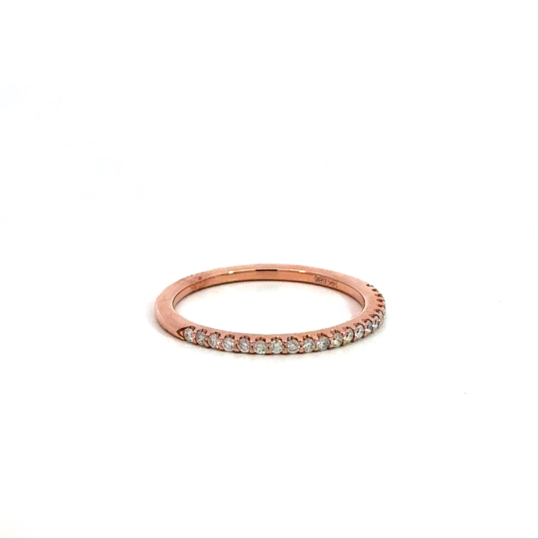 Rose Gold Diamond Stack Ring