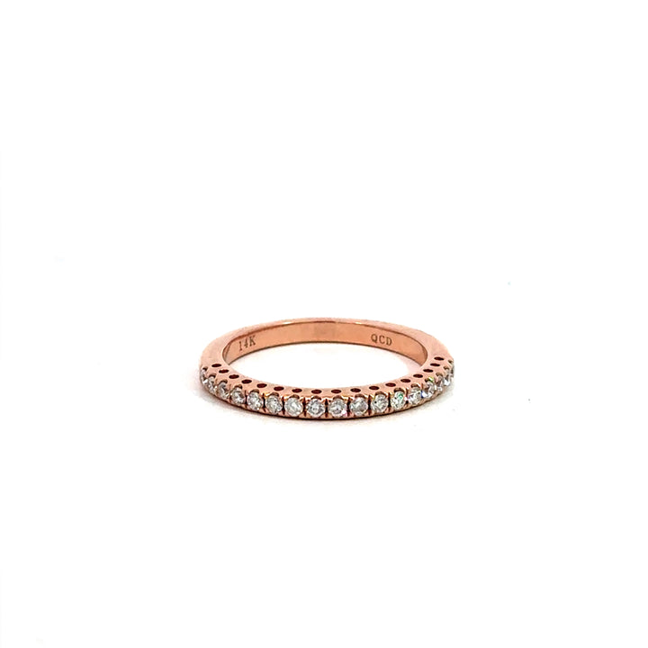 Microprong French Set Diamond Band