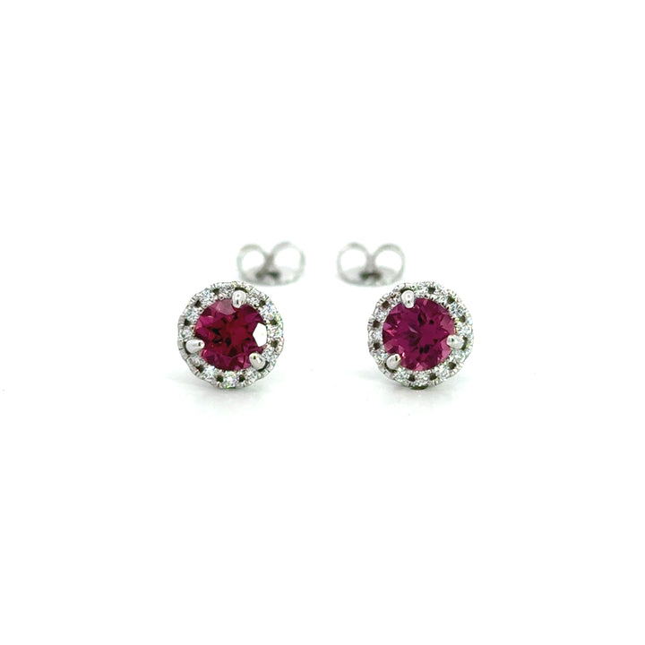 Pink Sapphire Earrings