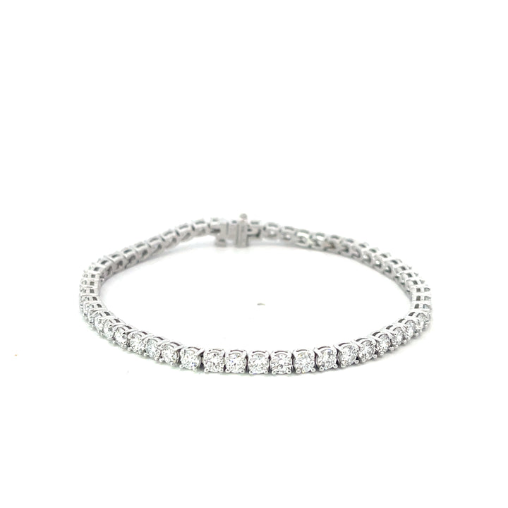 White Gold Tennis Bracelet 6.00 ctw