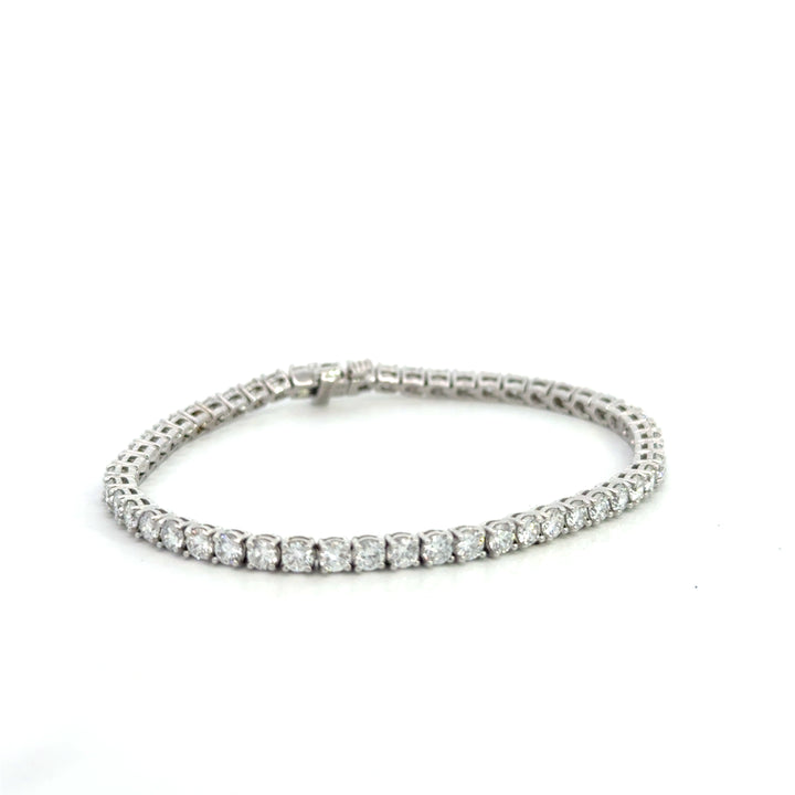White Gold Tennis Bracelet 6.00 ctw