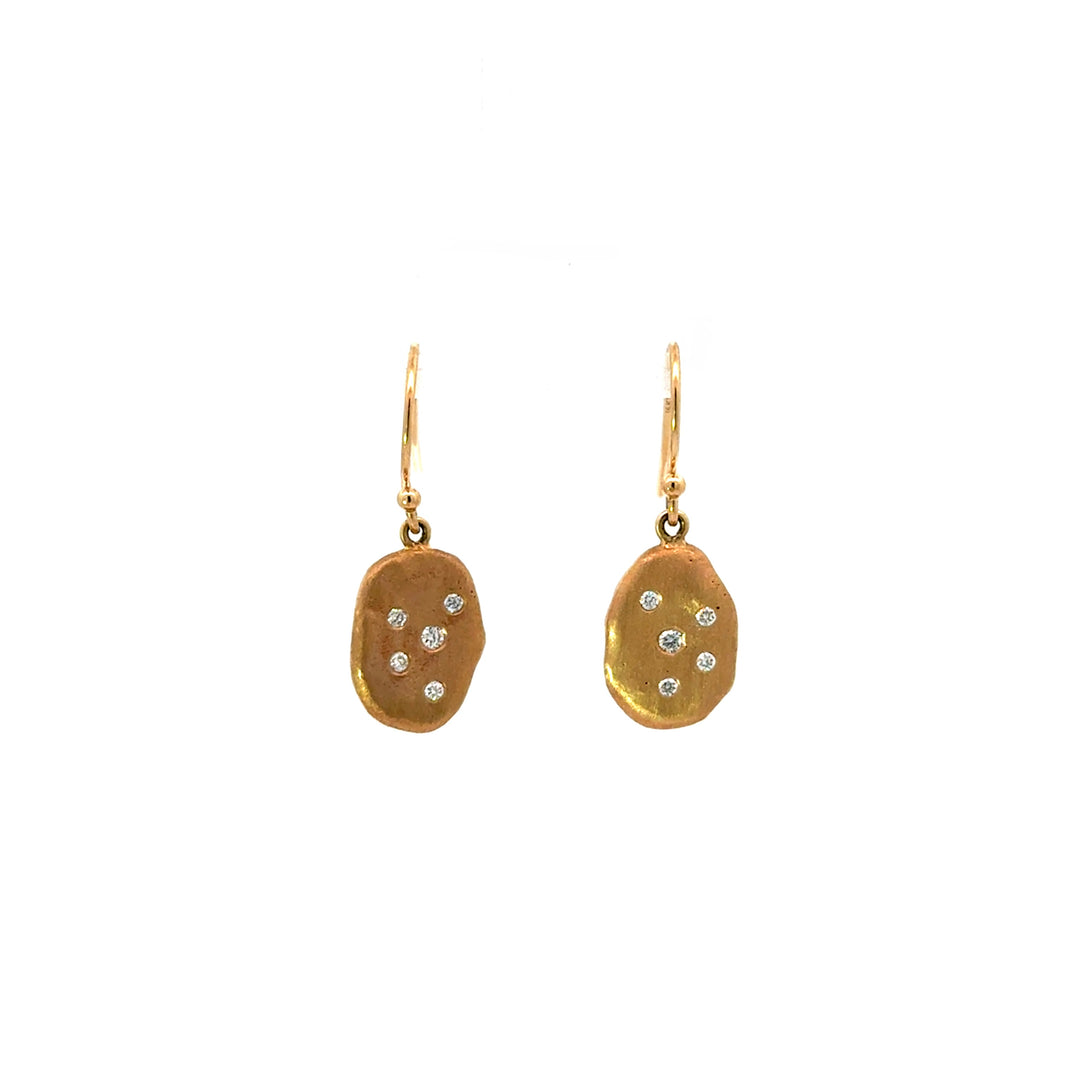 Melt Diamond Dangle Earrings