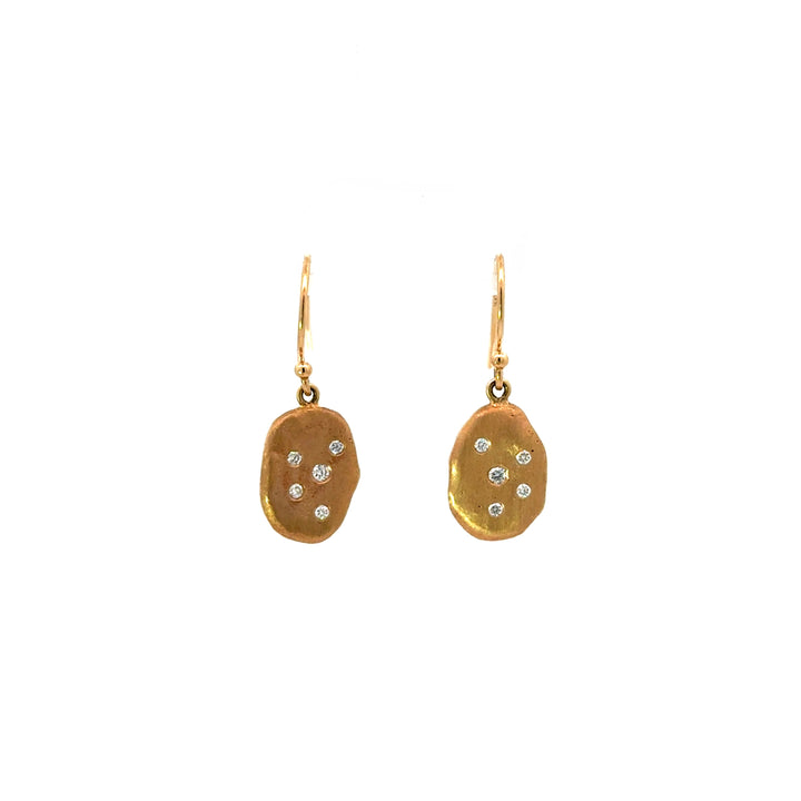 Melt Diamond Dangle Earrings