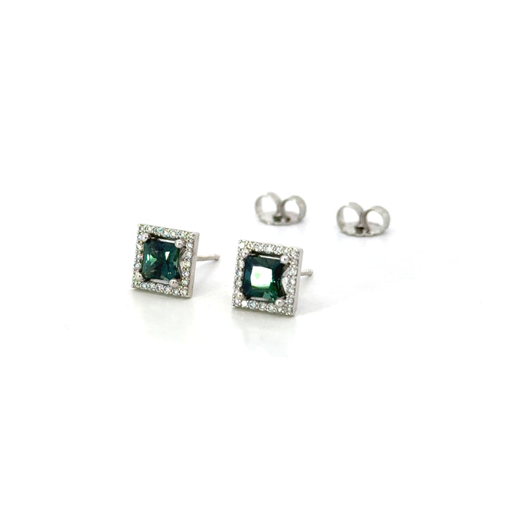 Blue Sapphire Earrings