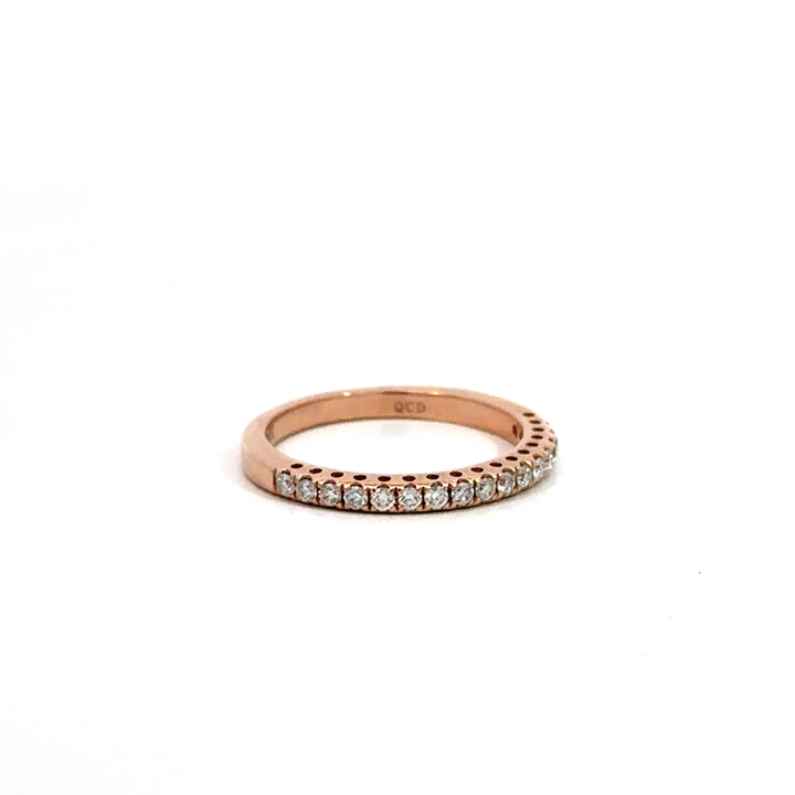 Rose Gold Diamond Stack Ring
