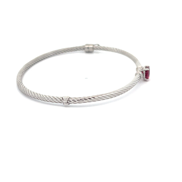 Ruby Rope Bracelet