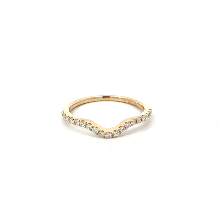 Contour Diamond Stack Ring