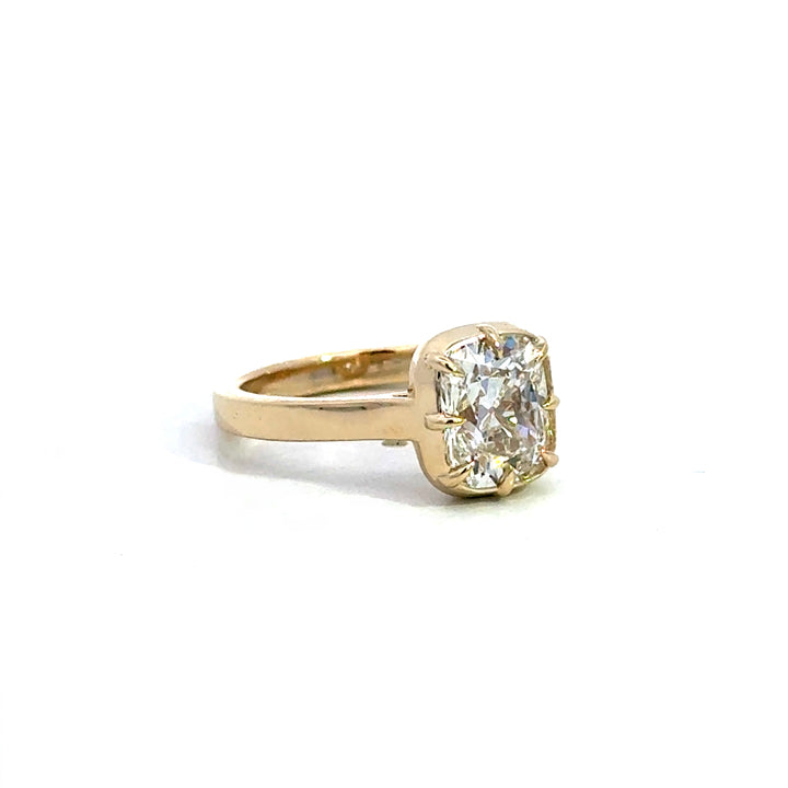 Cersei Ring 14k Yellow Gold "Georgian Set" Engagement Ring