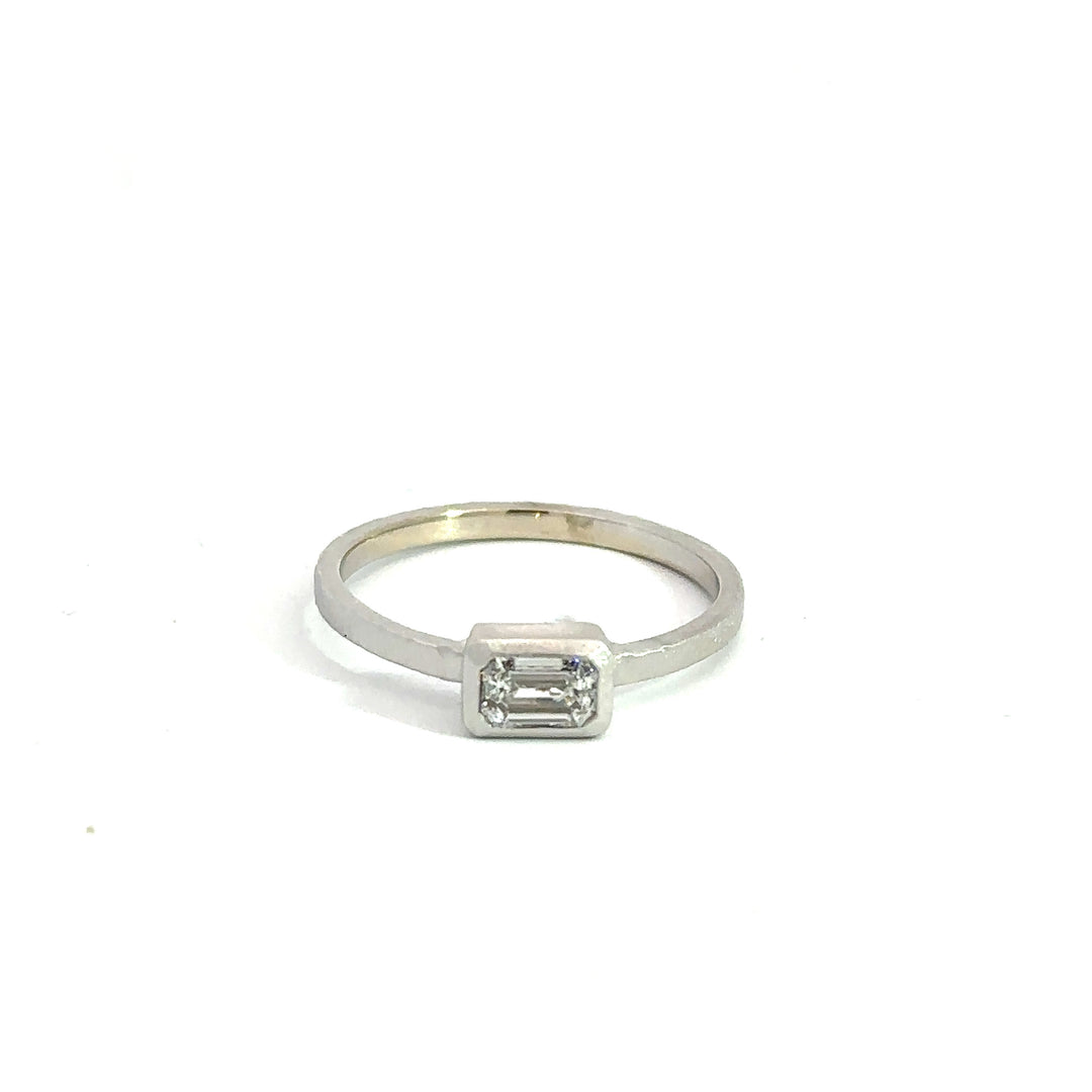 Emerald Cut Solitaire Ring