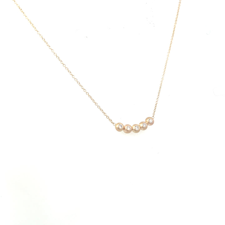 Diamond Beads Necklace