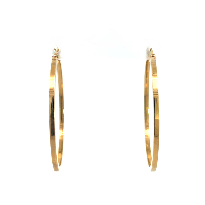 Square Tube Hoop Earrings