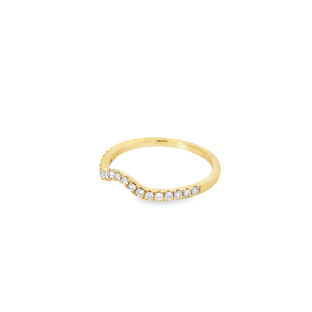 Contour Diamond Stack Ring