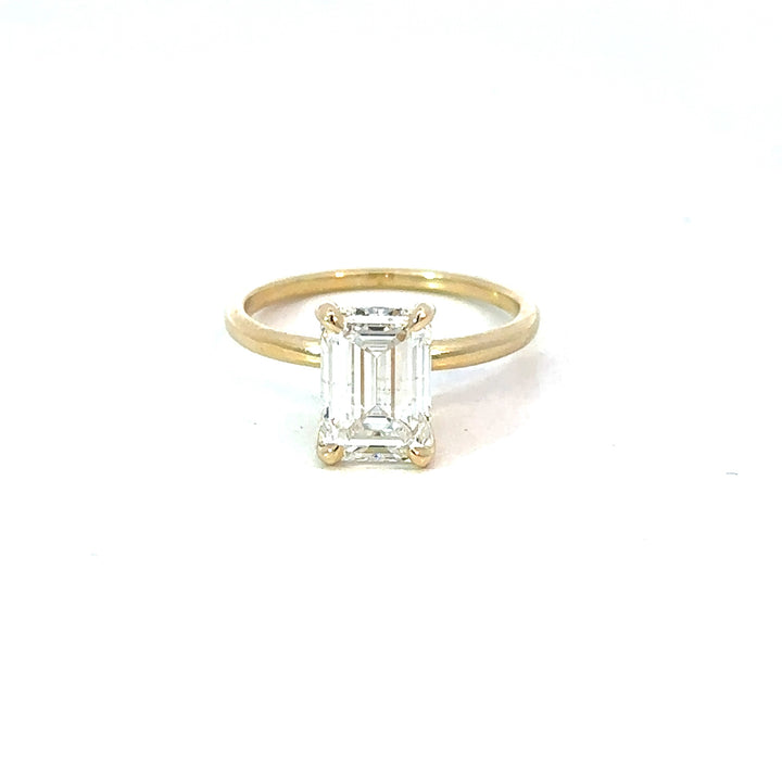 Emerald Cut Solitaire Ring