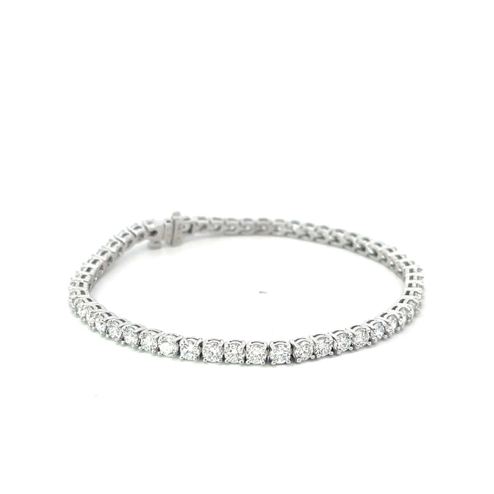 White Gold Tennis Bracelet 6.00 ctw