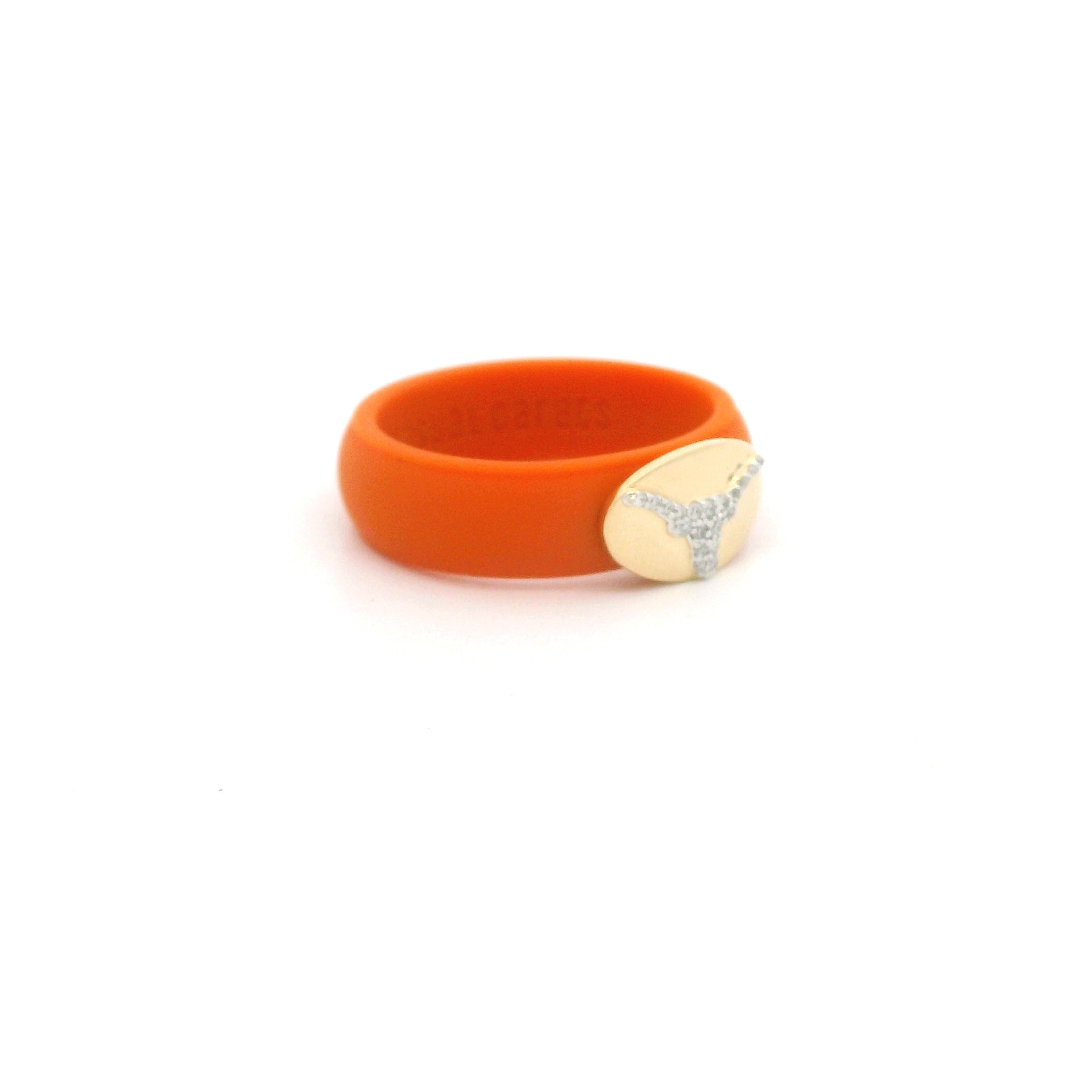 Diamond Longhorn Silicone Ring – Caleesi Designs