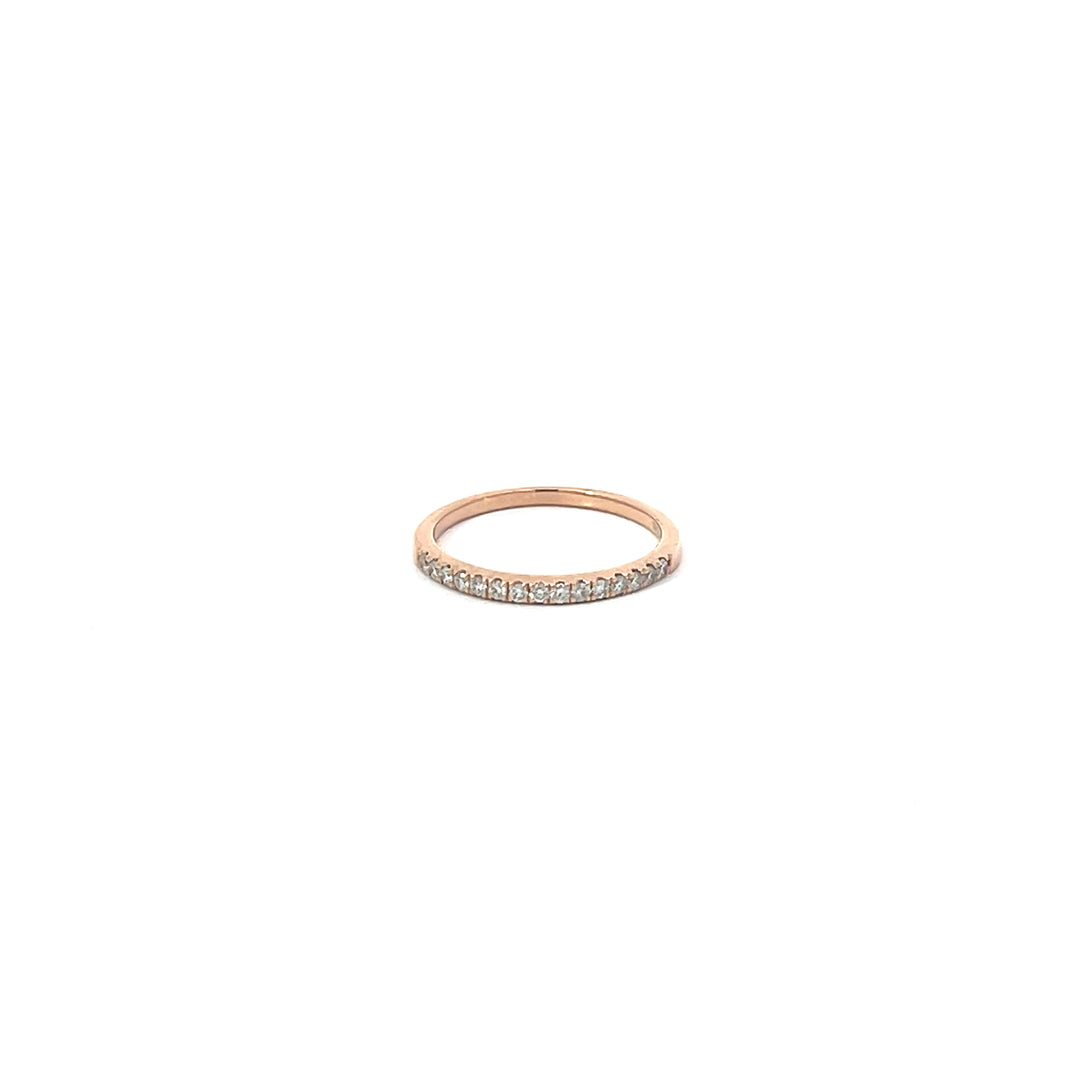 Rose Gold Diamond Stack Ring