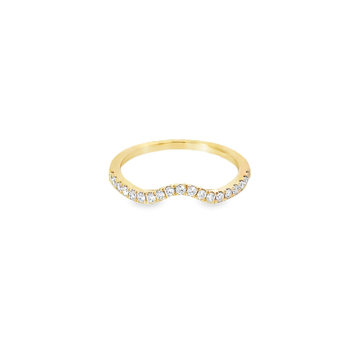 Contour Diamond Stack Ring