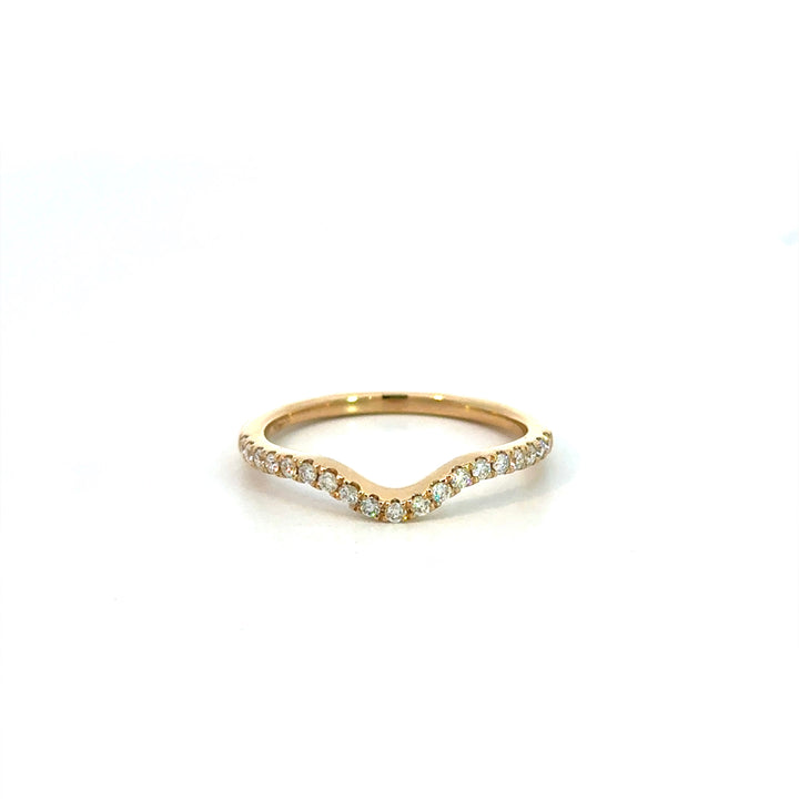 Diamond Curve Ring