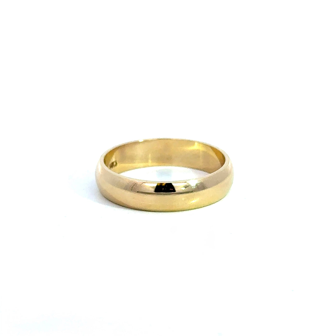 Yellow Gold 5 mm Half Round