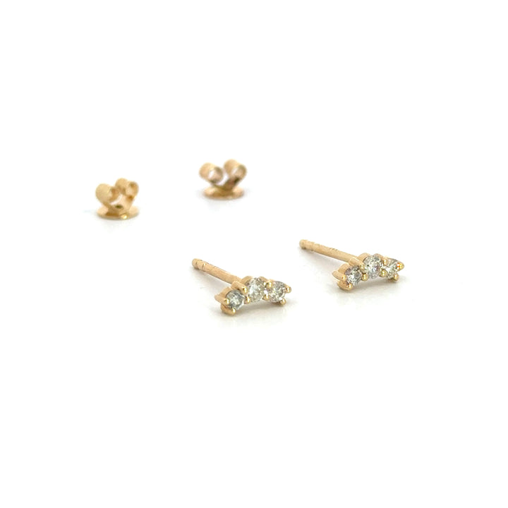 Small Diamond Ear Climbers