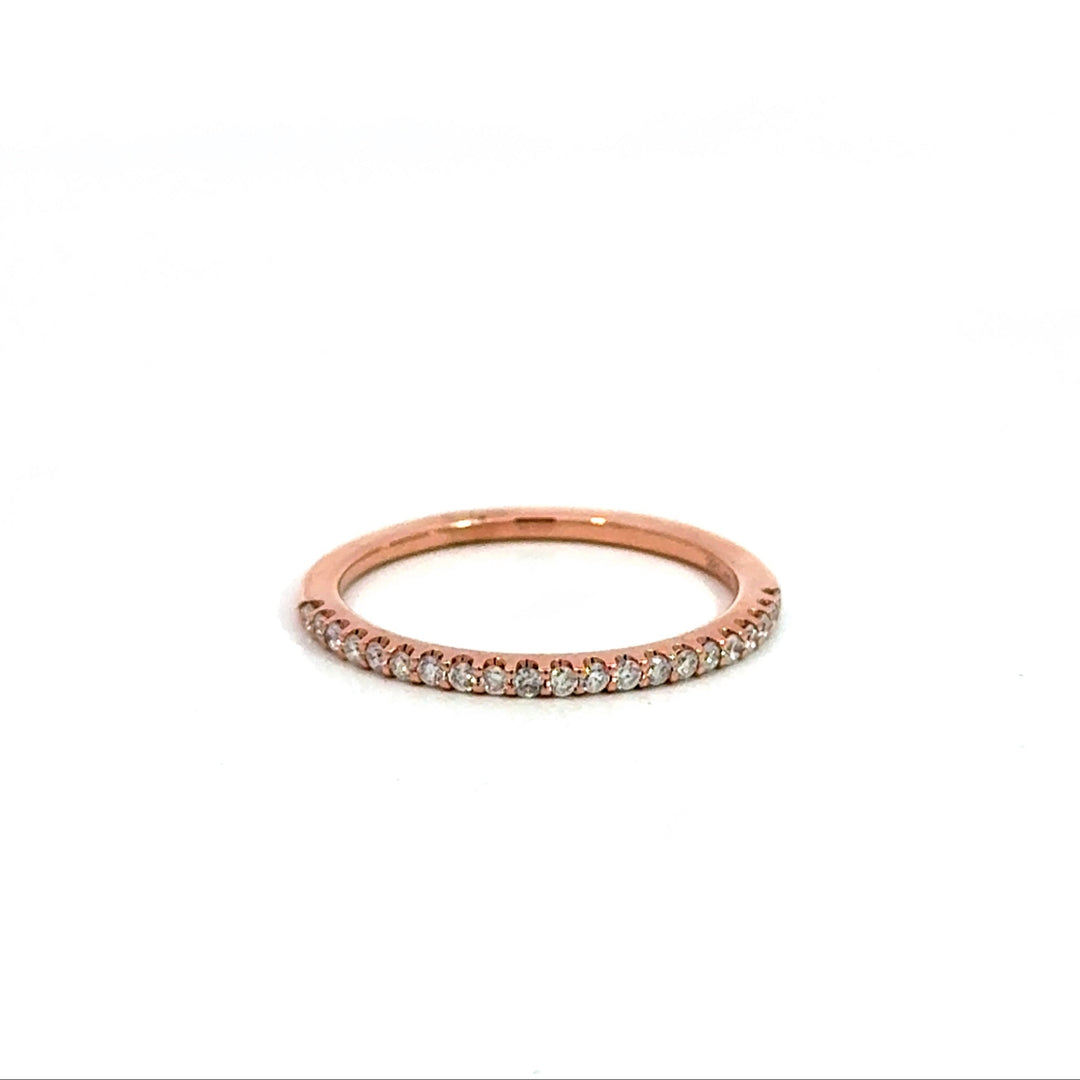 Rose Gold Diamond Stack Ring