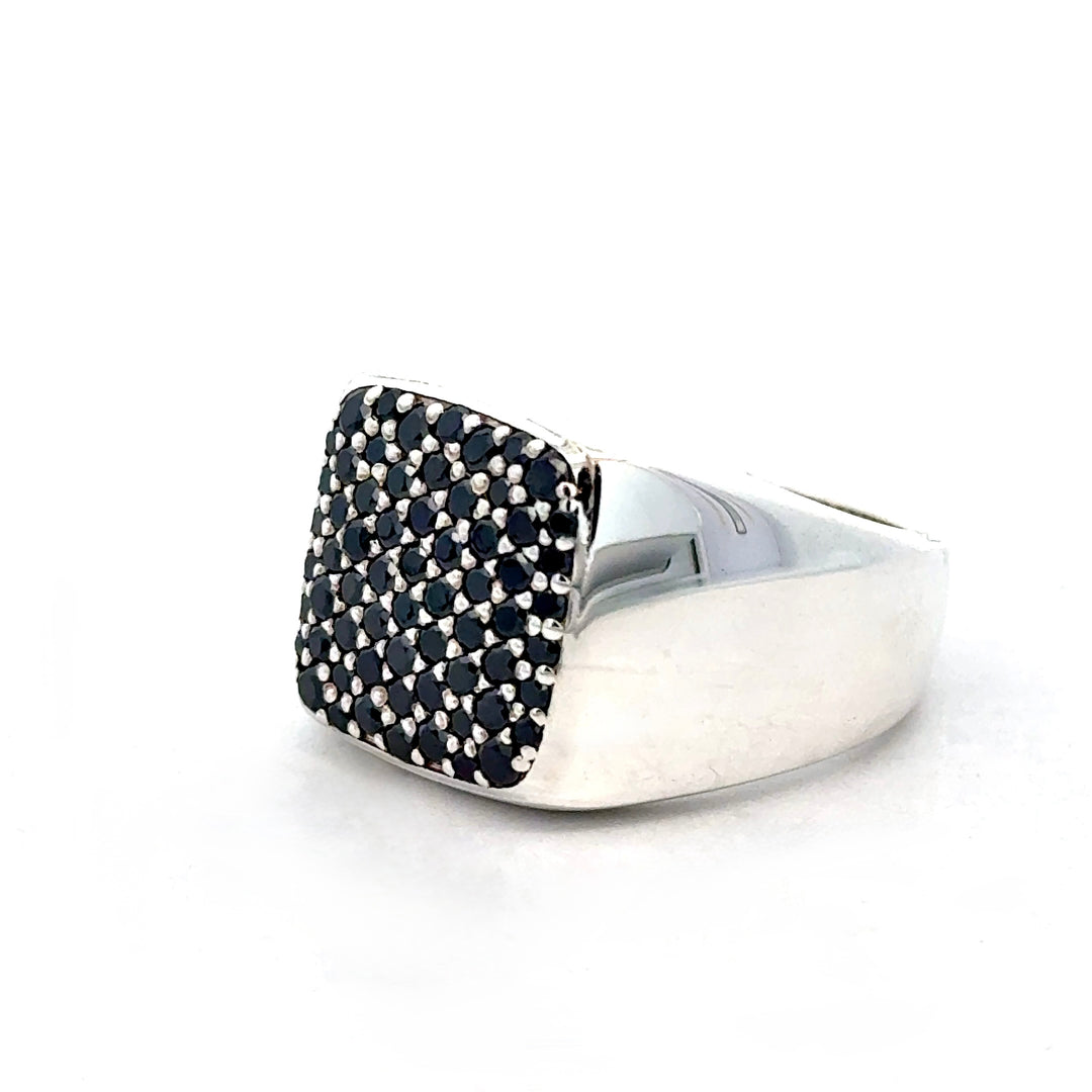 Thunder Black Diamond Ring