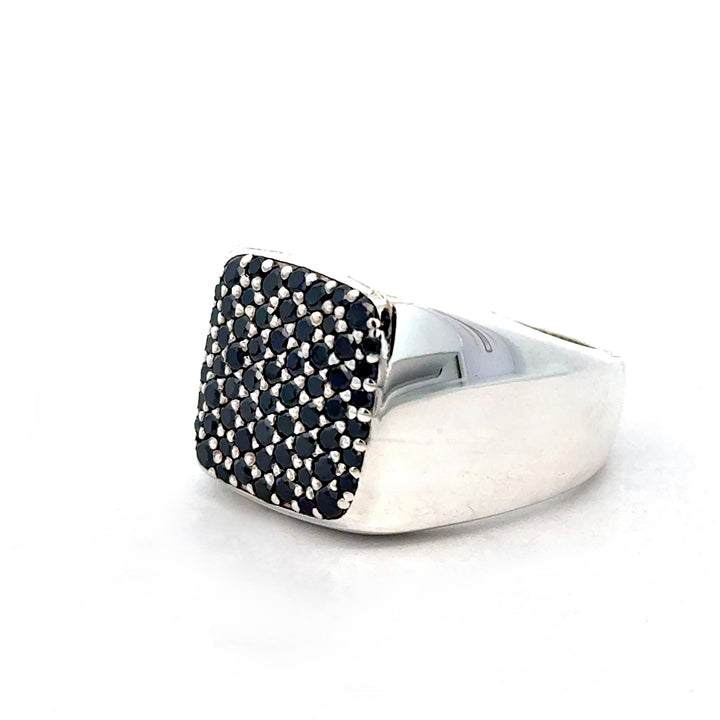 Thunder Black Diamond Ring