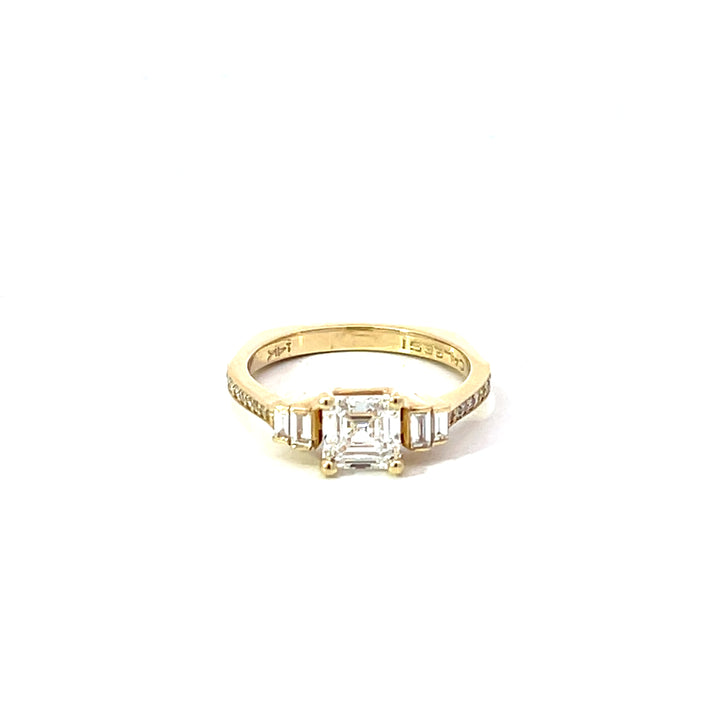 Asscher Brilliance Ring