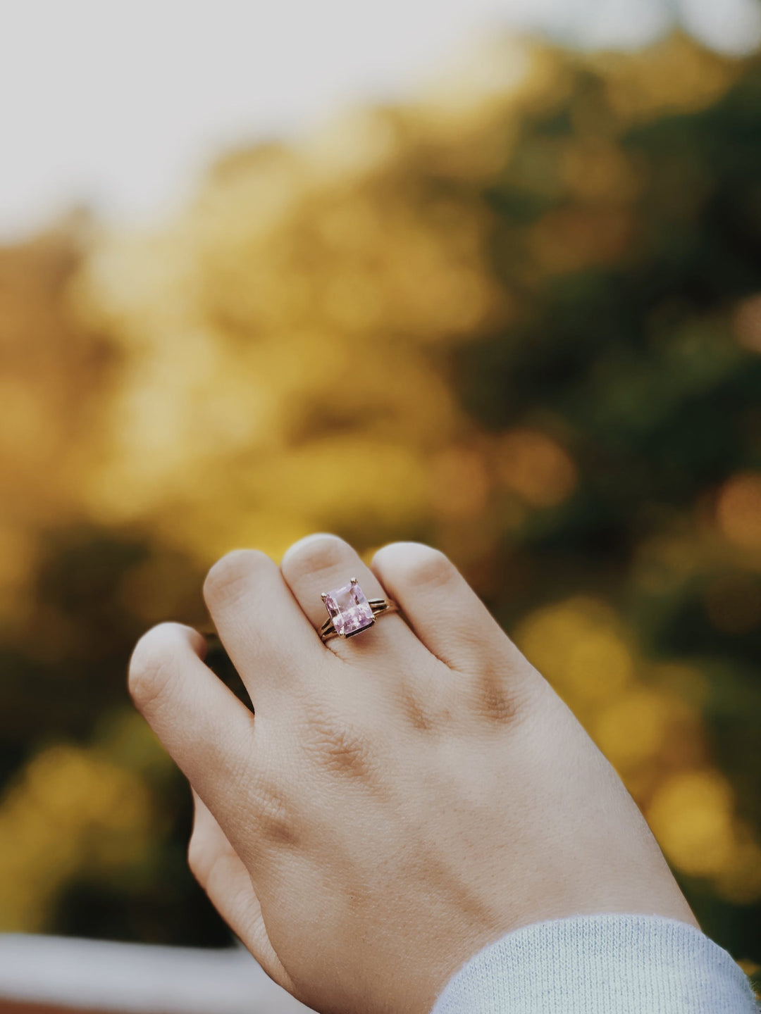 colored gemstone engagement rings in Austin, TX