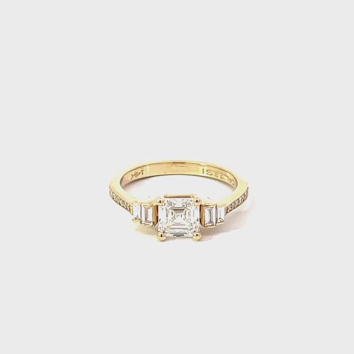 Asscher Brilliance Ring