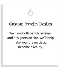 Custom Jewelry Design, Custom Engagement Rings, Bench jeweler