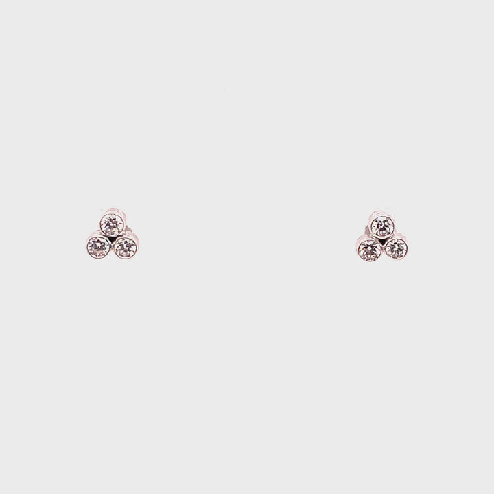 Trifecta Stud Earrings