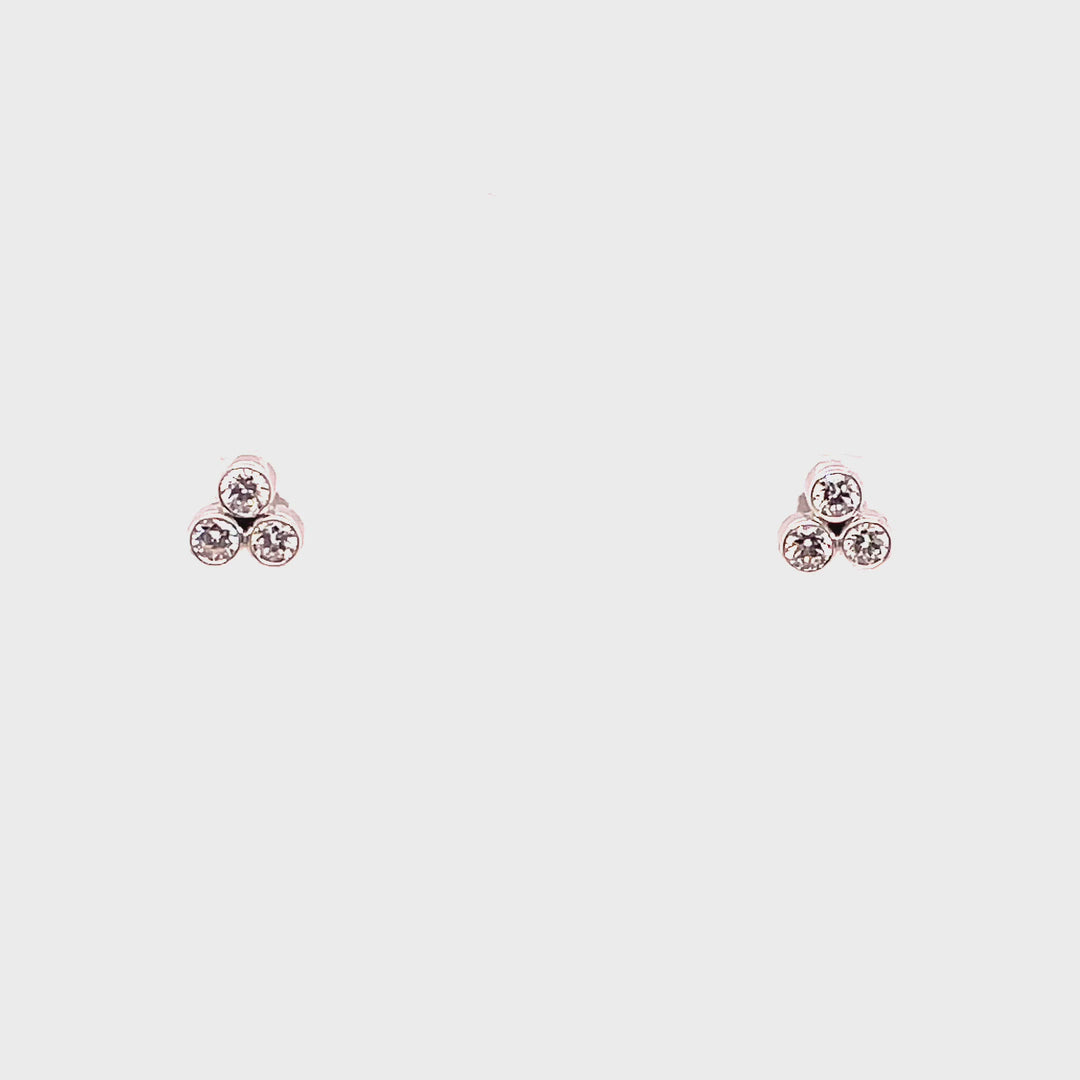 Trifecta Stud Earrings