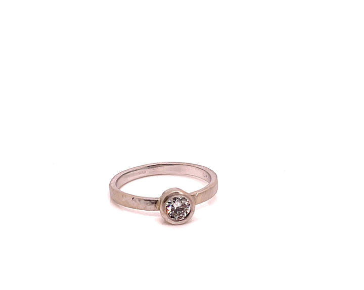 Bezel foil ring- Custom design- Austin, Texas