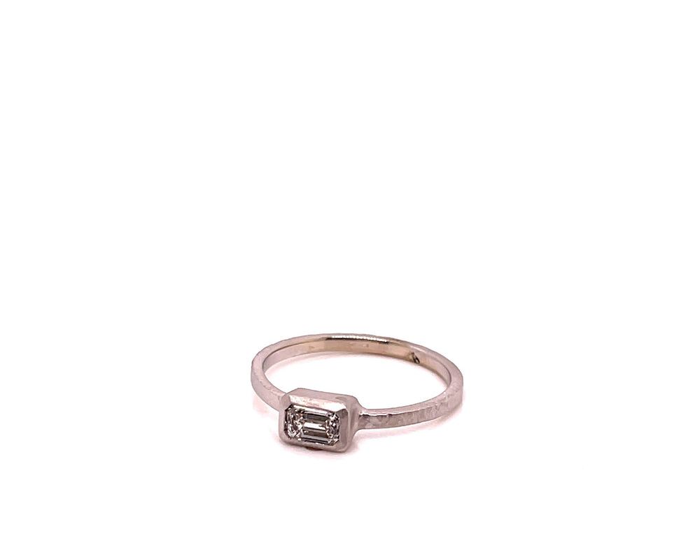 Emerald Cut Diamond Ring-custom design- Austin, Texas
